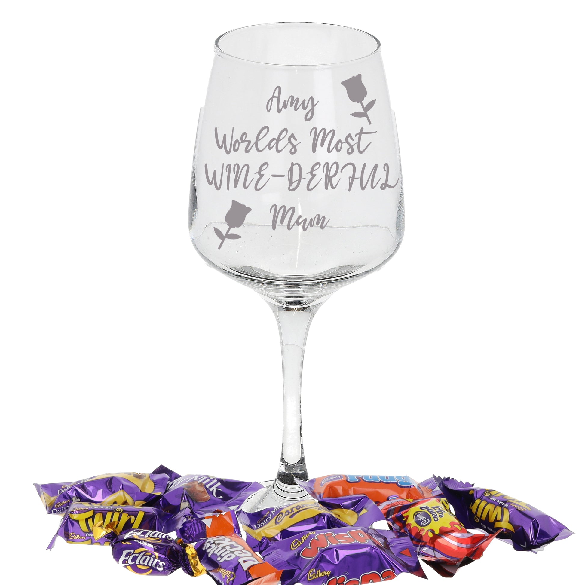 Engraved Personalised Wine-derful Wine Glass  - Always Looking Good - Small Glass Hero's  