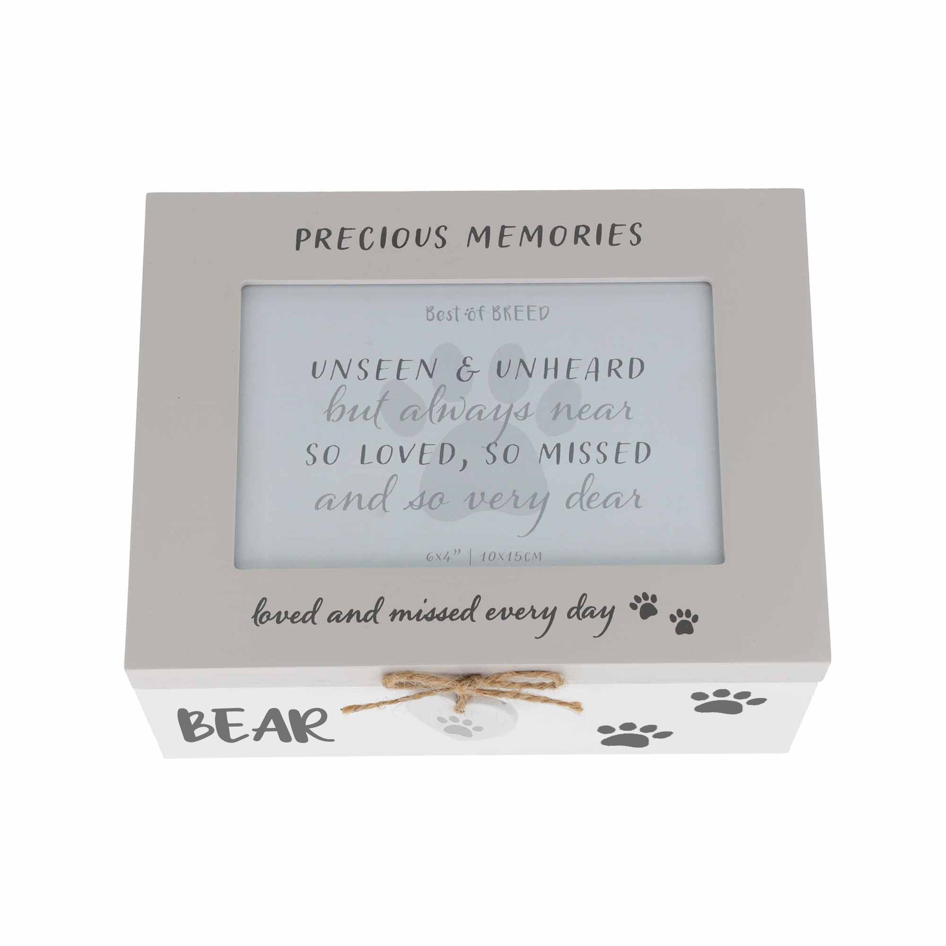 Personalised Pet Photo Memorial Wooden Keepsake Box for Cats Dogs & Pets  - Always Looking Good -   