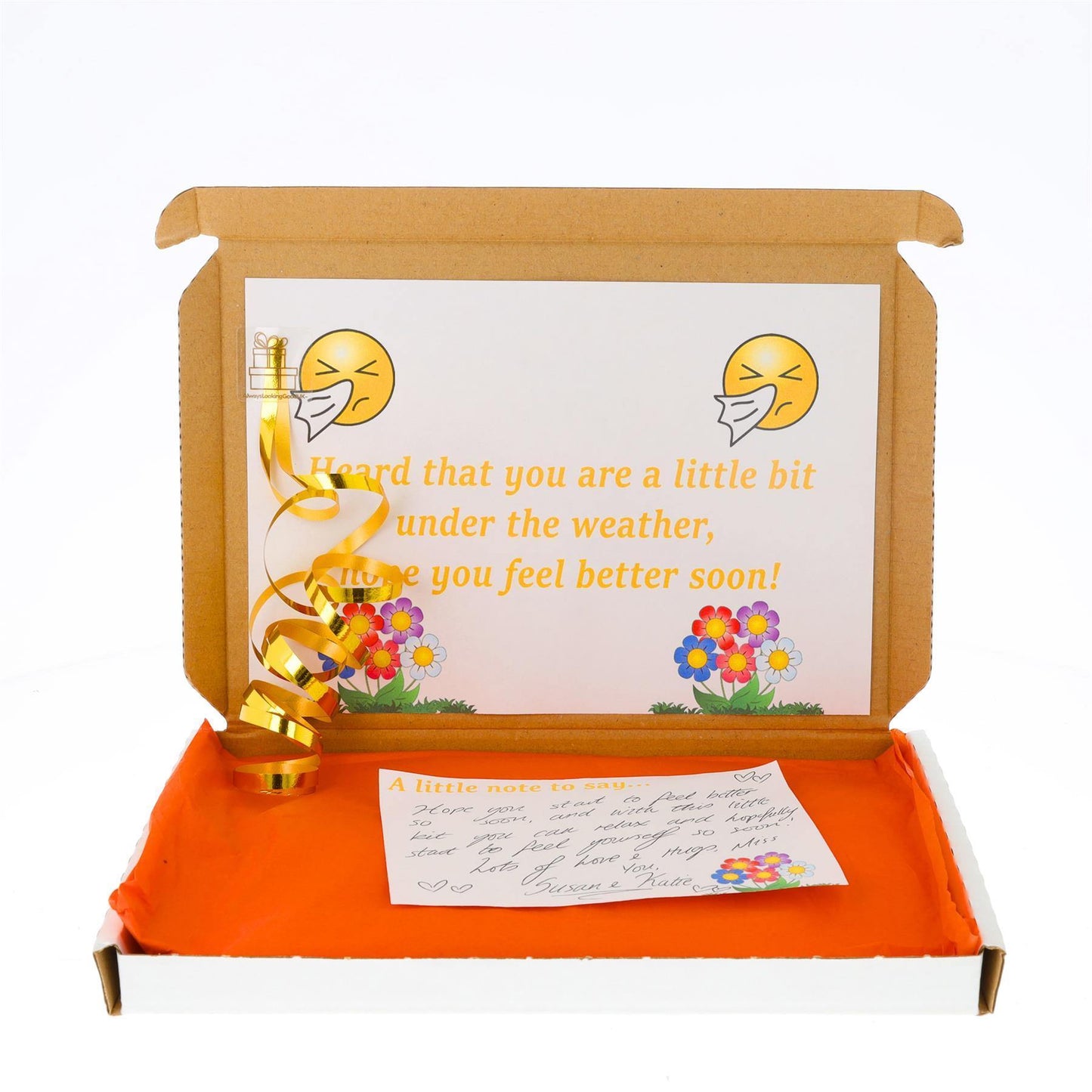 Get Well Soon Care Package Hug in a Box Letterbox Gift Set  - Always Looking Good -   