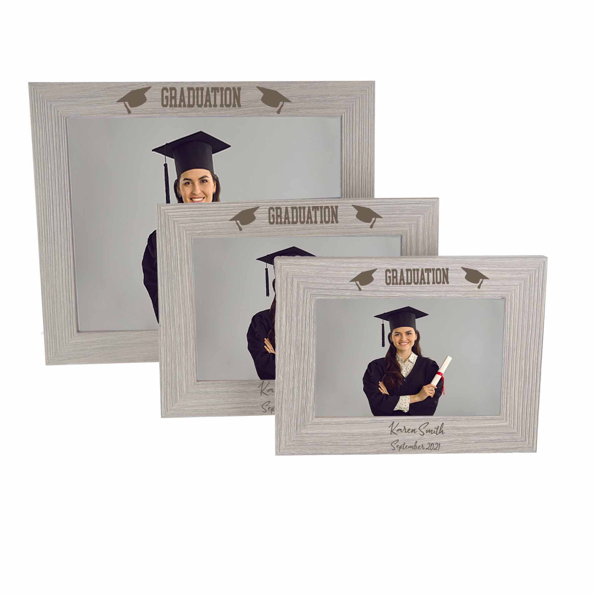 Personalised Graduation Wooden Photo Frame  - Always Looking Good -   