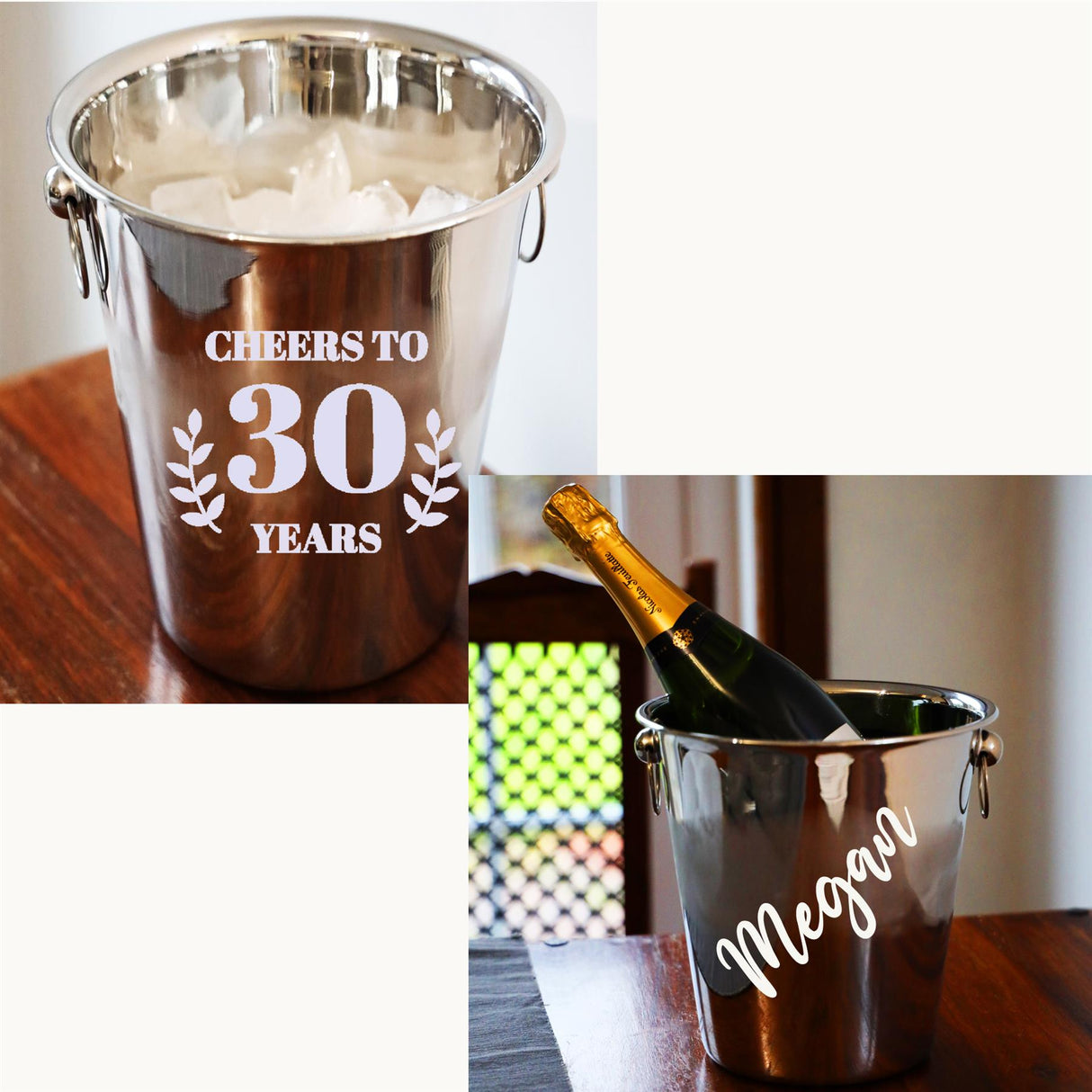 Personalised 30th Birthday Ice Bucket Gift with Name - Always Looking Good -