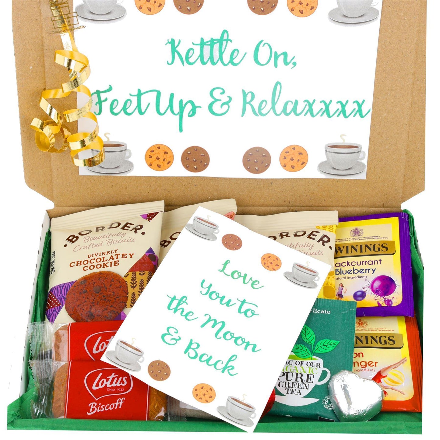 Tea and Biscuit Lover Letterbox Gift Box  - Always Looking Good -   