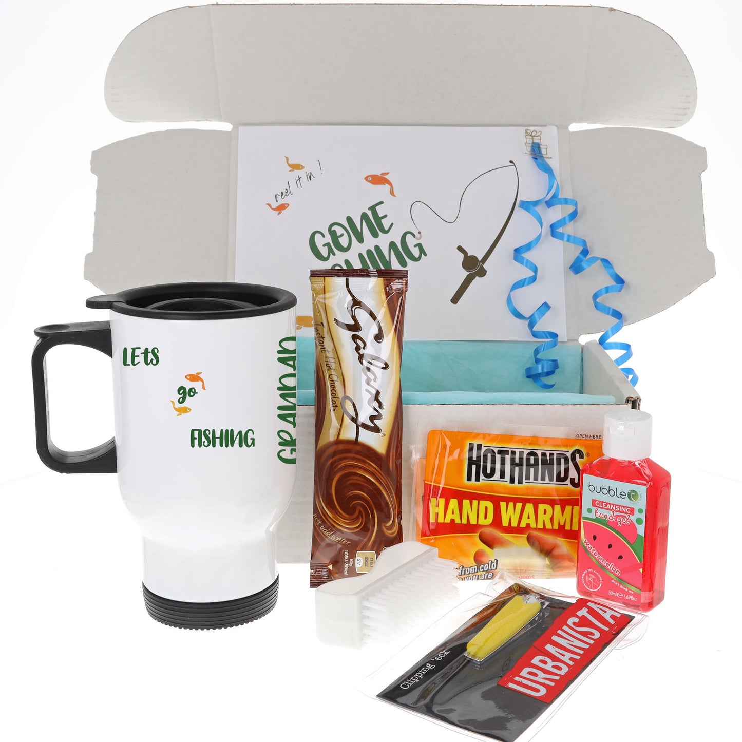 Personalised Sublimated Fishing Flask Gift - Always Looking Good -