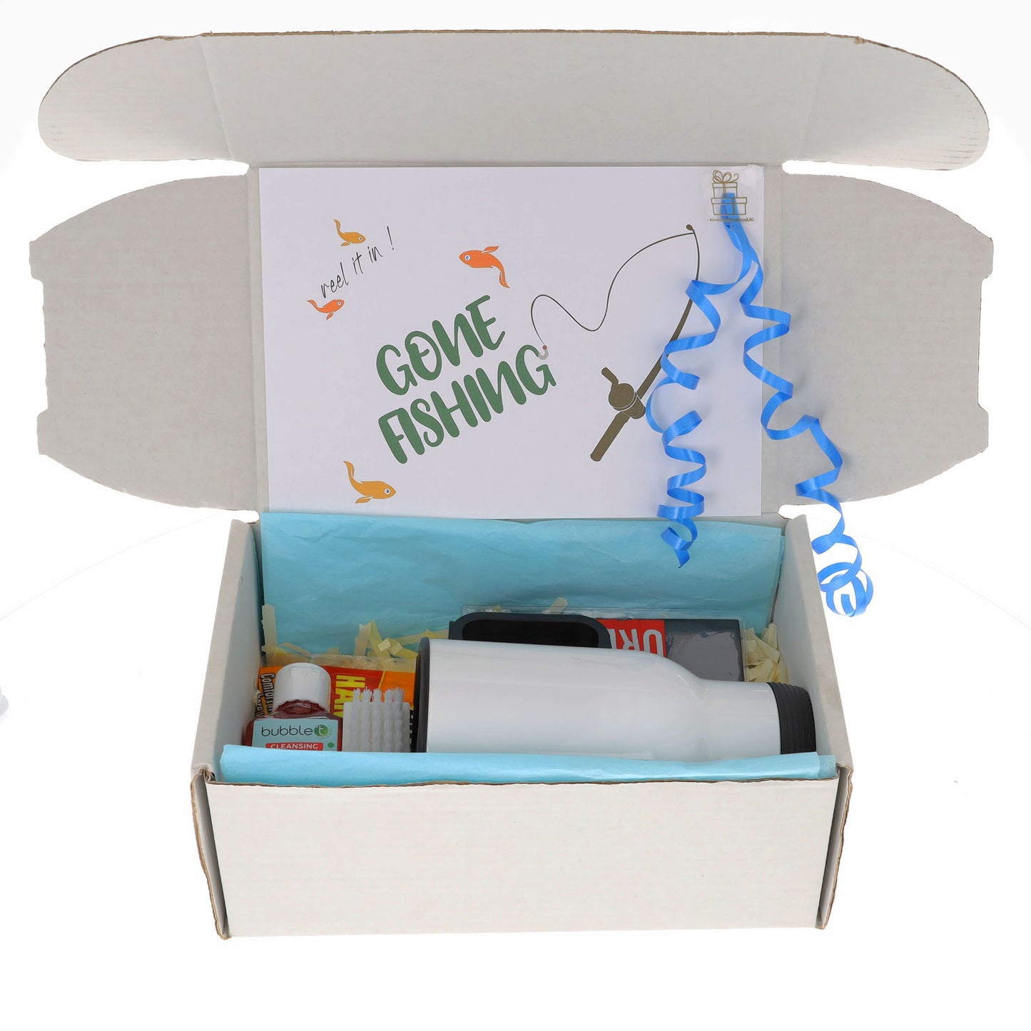 Personalised Sublimated Fishing Flask Gift - Always Looking Good -