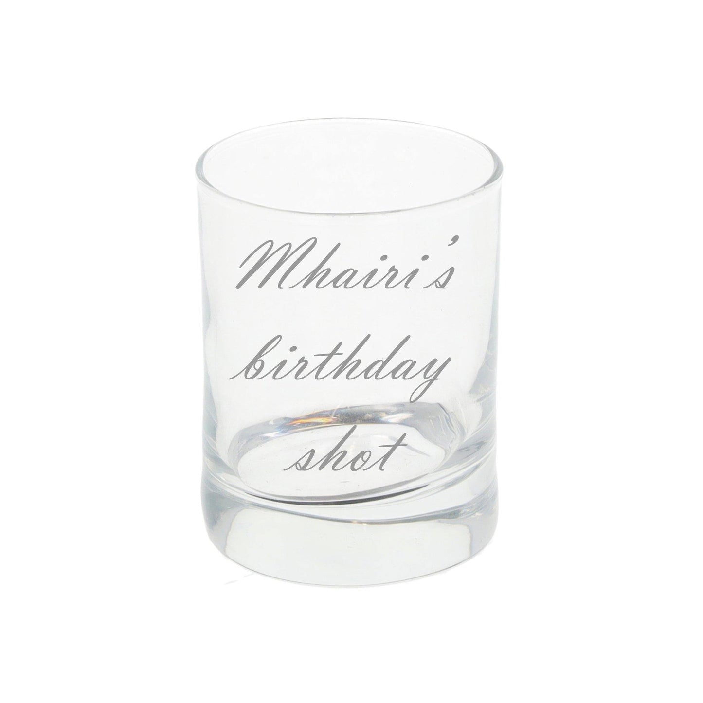 Personalised Engraved Birthday Shot Glass - Always Looking Good -