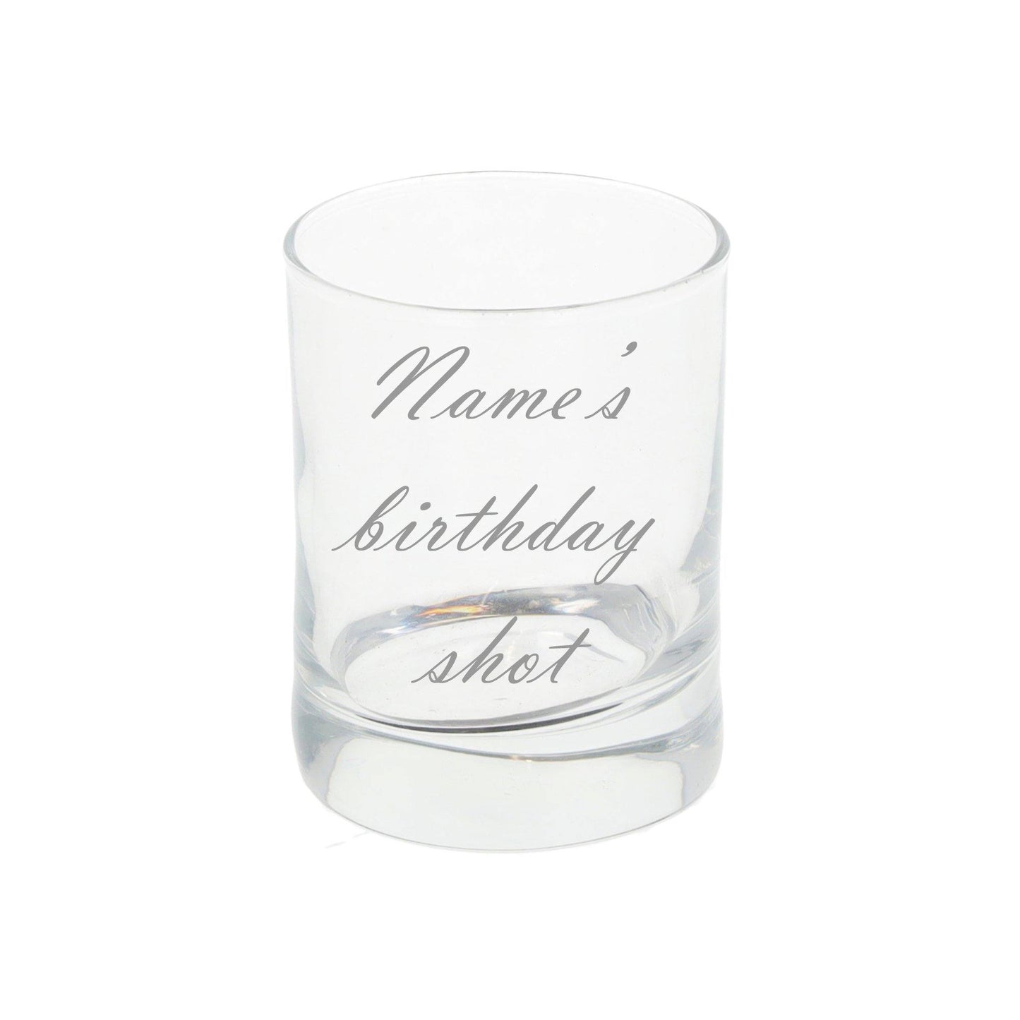 Personalised Engraved Birthday Shot Glass - Always Looking Good -