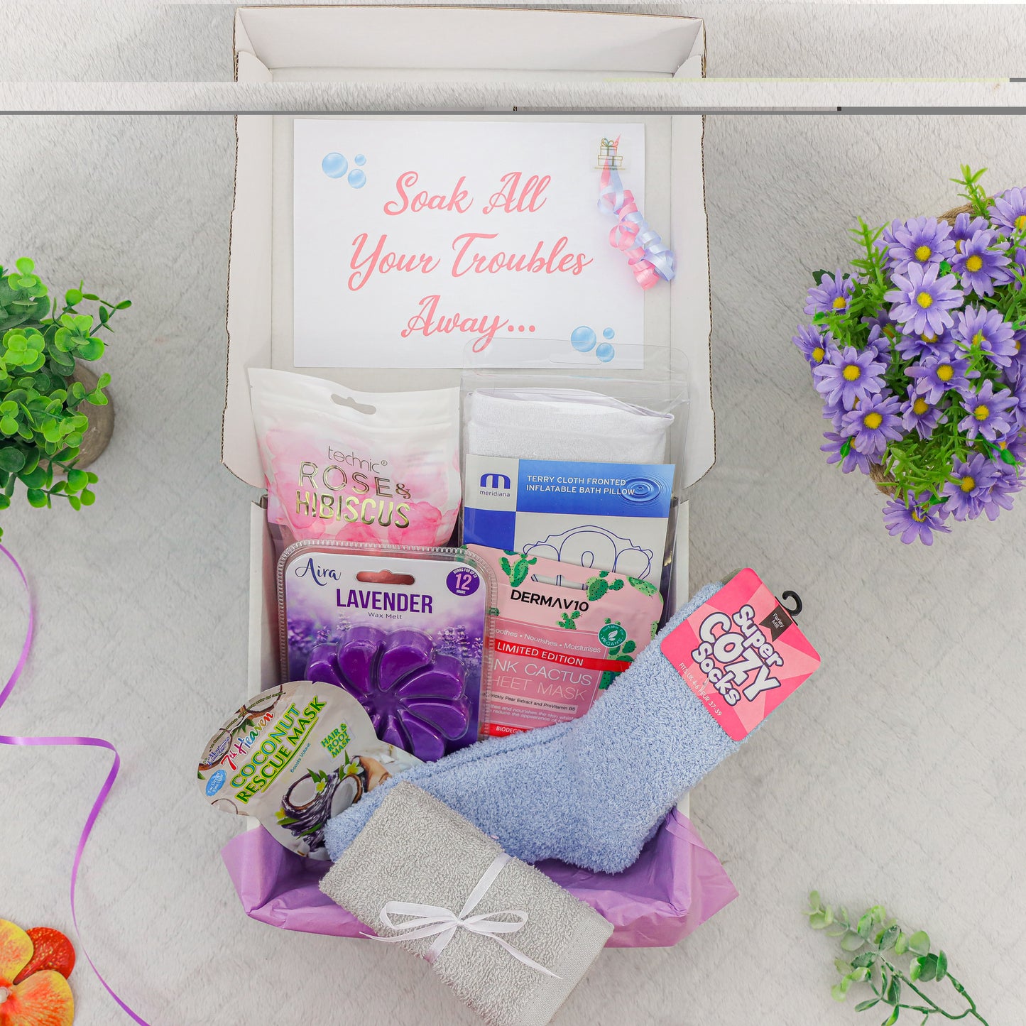 Bath Time Pamper Hamper Gift Box  - Always Looking Good -   