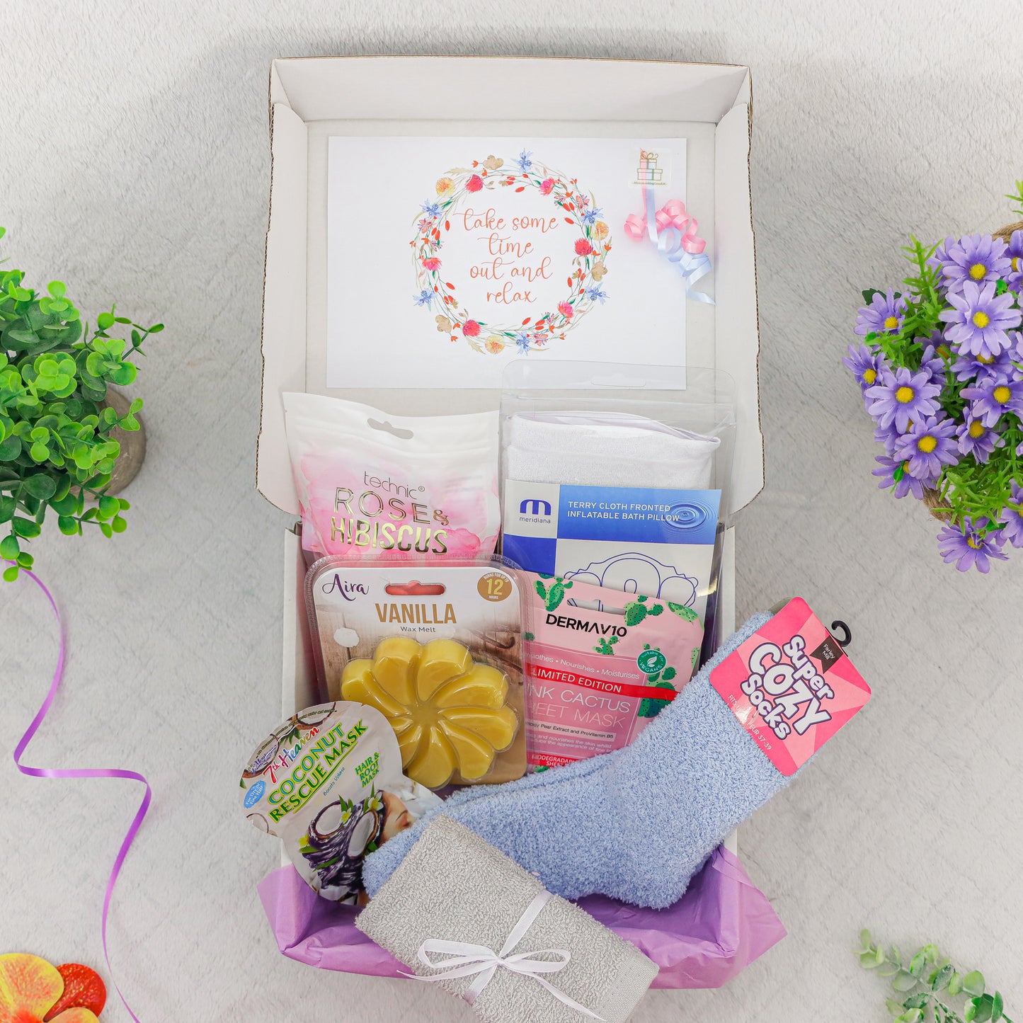 Bath Time Pamper Hamper Gift Box  - Always Looking Good -   