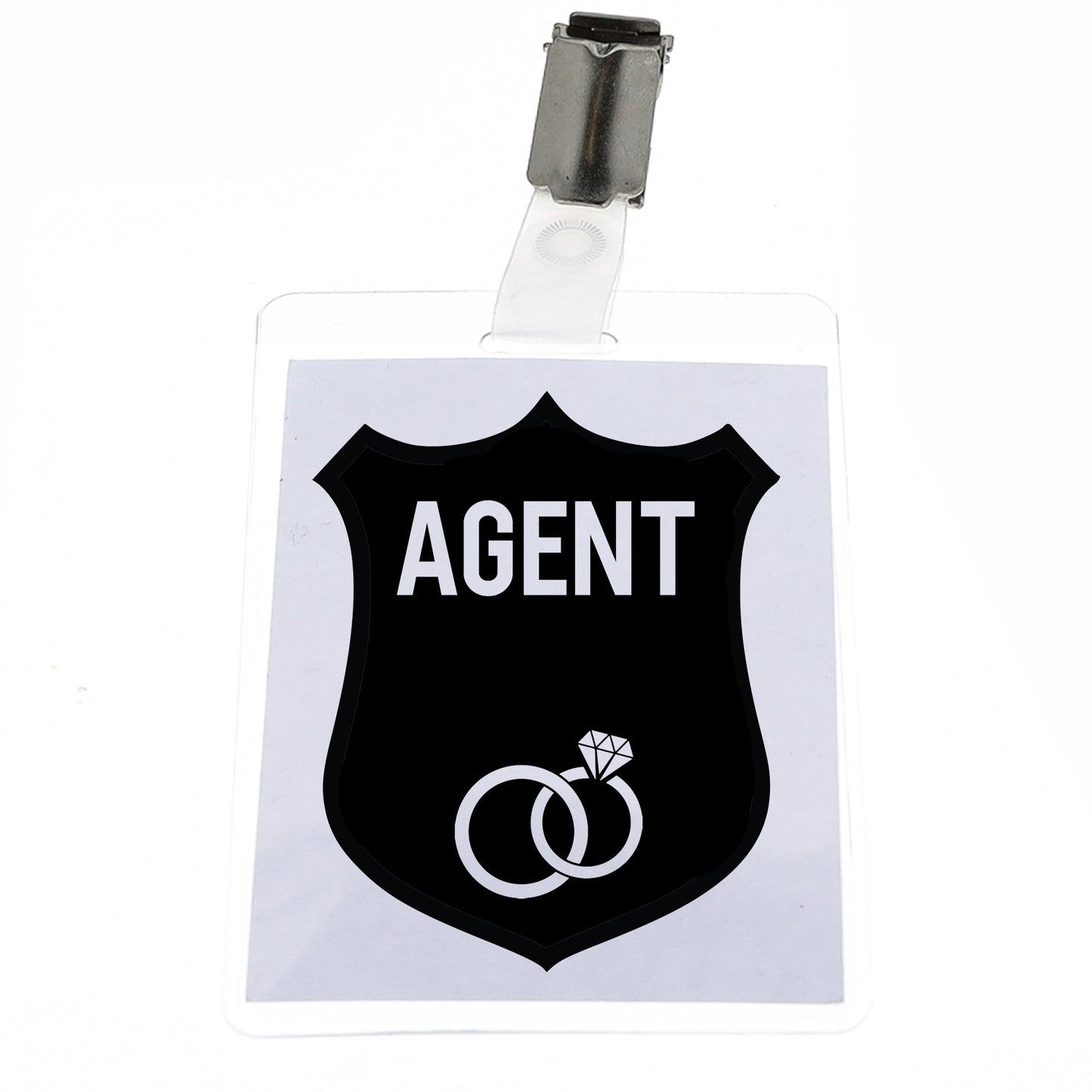 Personalised Pageboy Ring Security Box Briefcase - Always Looking Good - Badge on its own