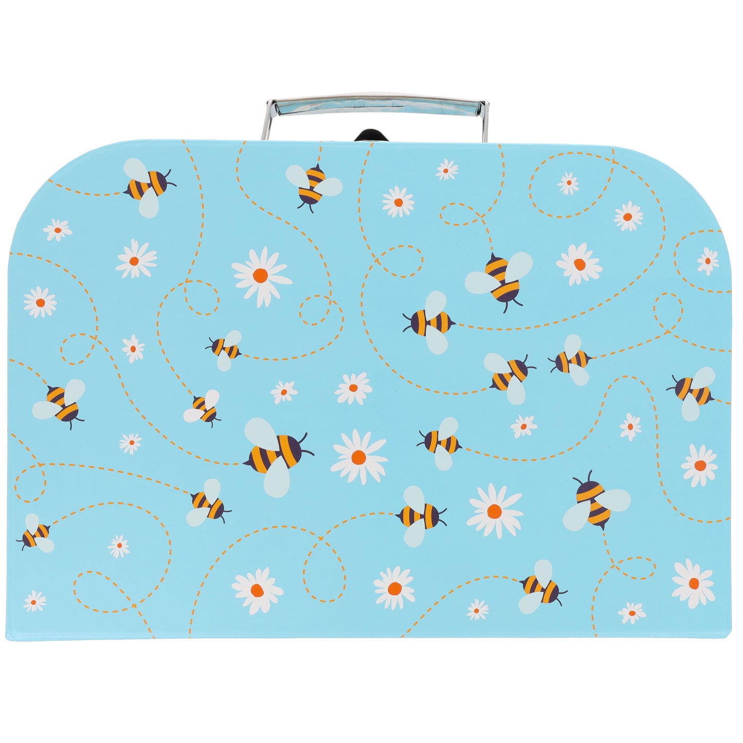 Personalised Storage Suitcase Filled Kids Gift Set  - Always Looking Good - Small Blue Bee  