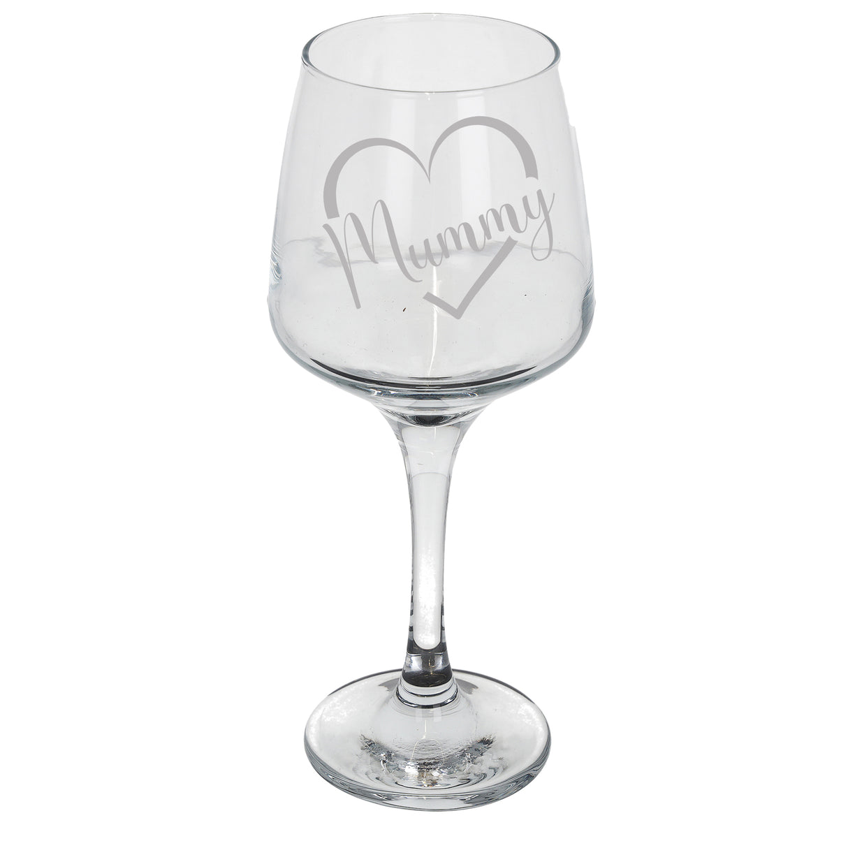 Personalised Engraved Heart & Name Wine Glass - Always Looking Good -