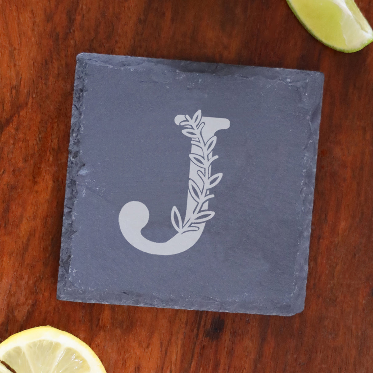 Personalised Engraved Monogram Initial Design Whisky Glass and/or Coaster Gift - Always Looking Good -
