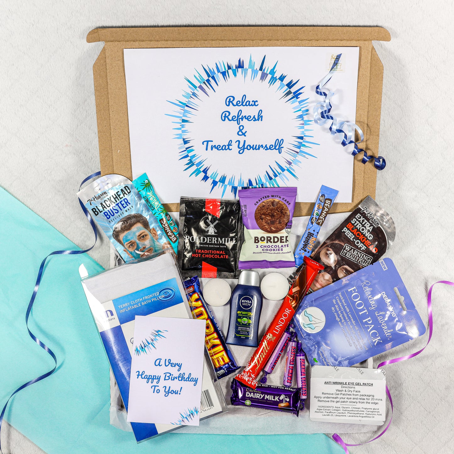 Large Treat Box - Chocolate & Pamper Hamper For Men
- Always Looking Good -