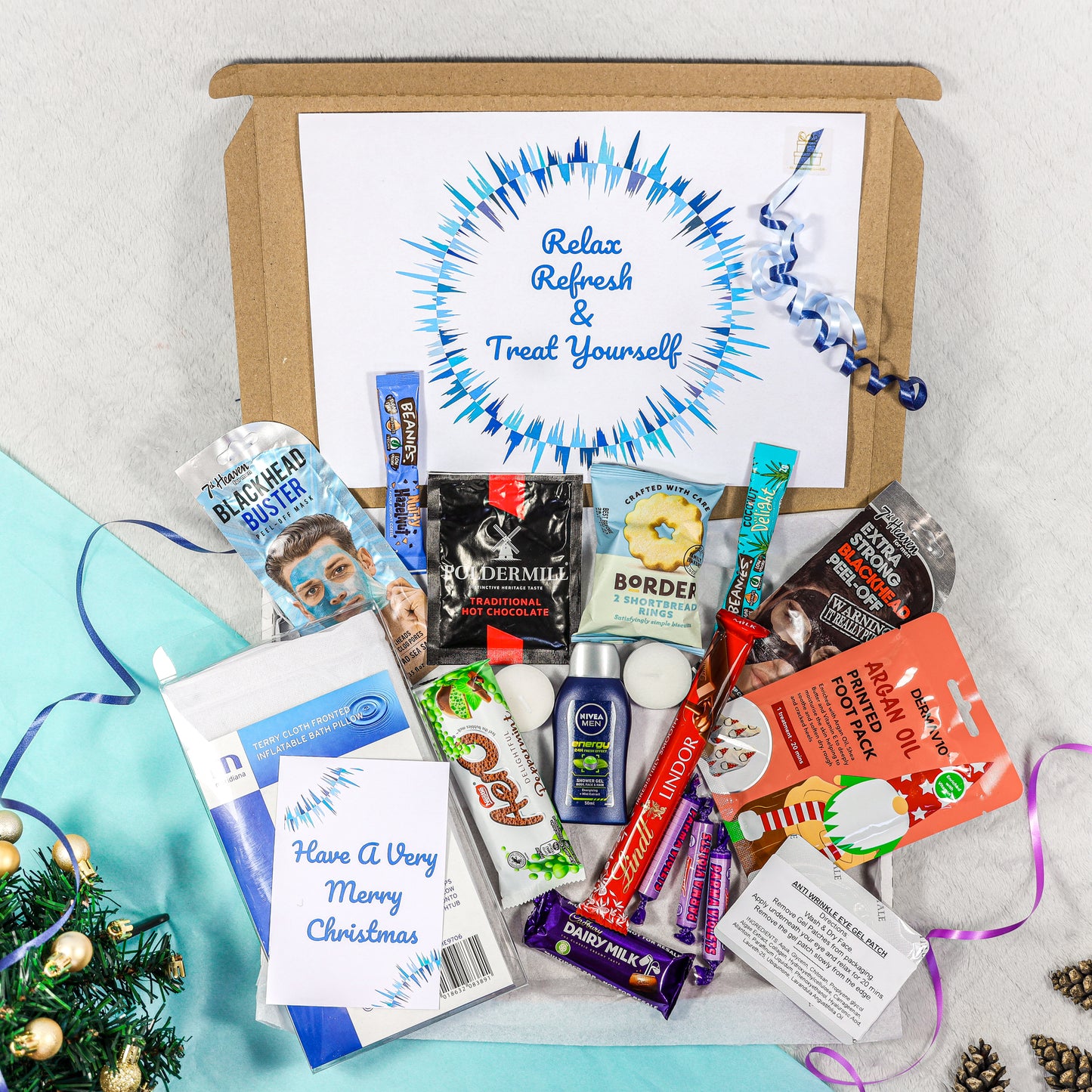 Large Treat Box - Chocolate & Pamper Hamper For Men
- Always Looking Good -