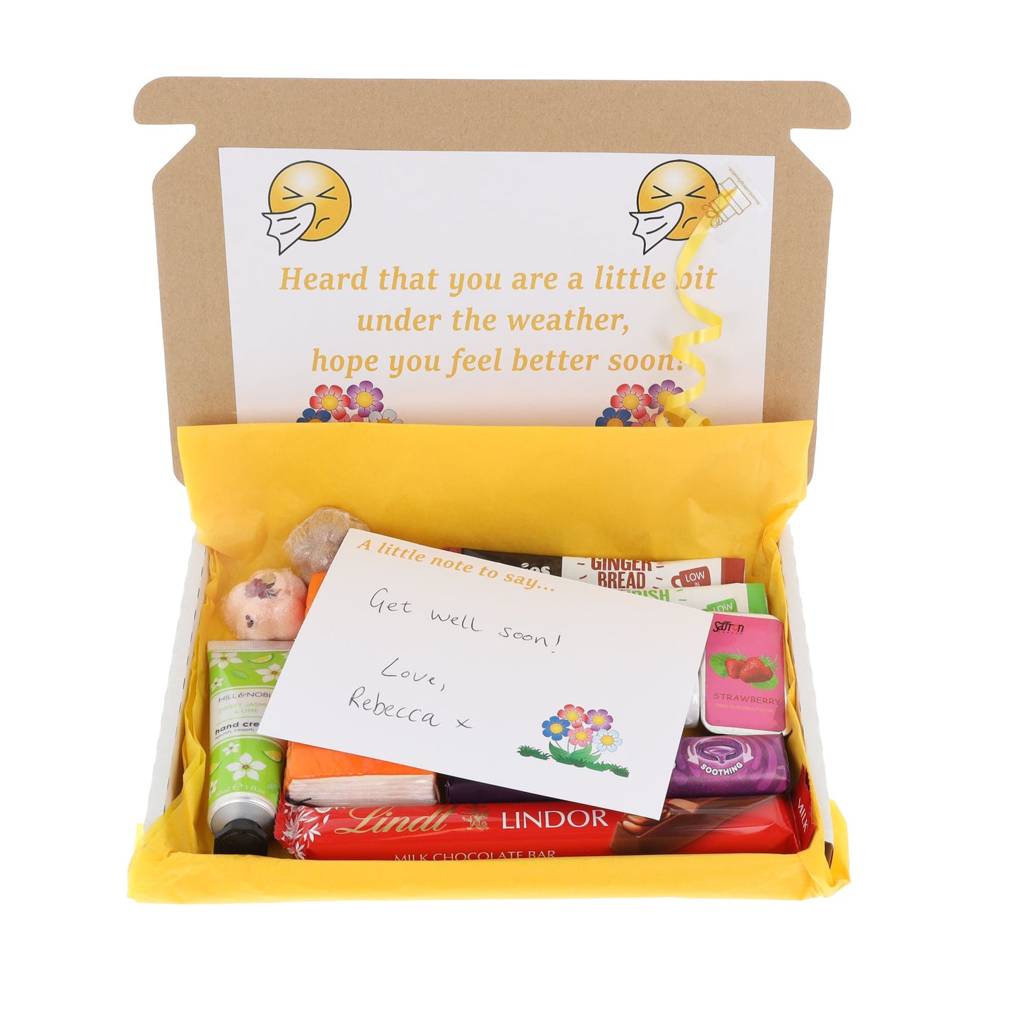 Get Well Soon Care Package Hug in a Box Letterbox Gift Set  - Always Looking Good -   