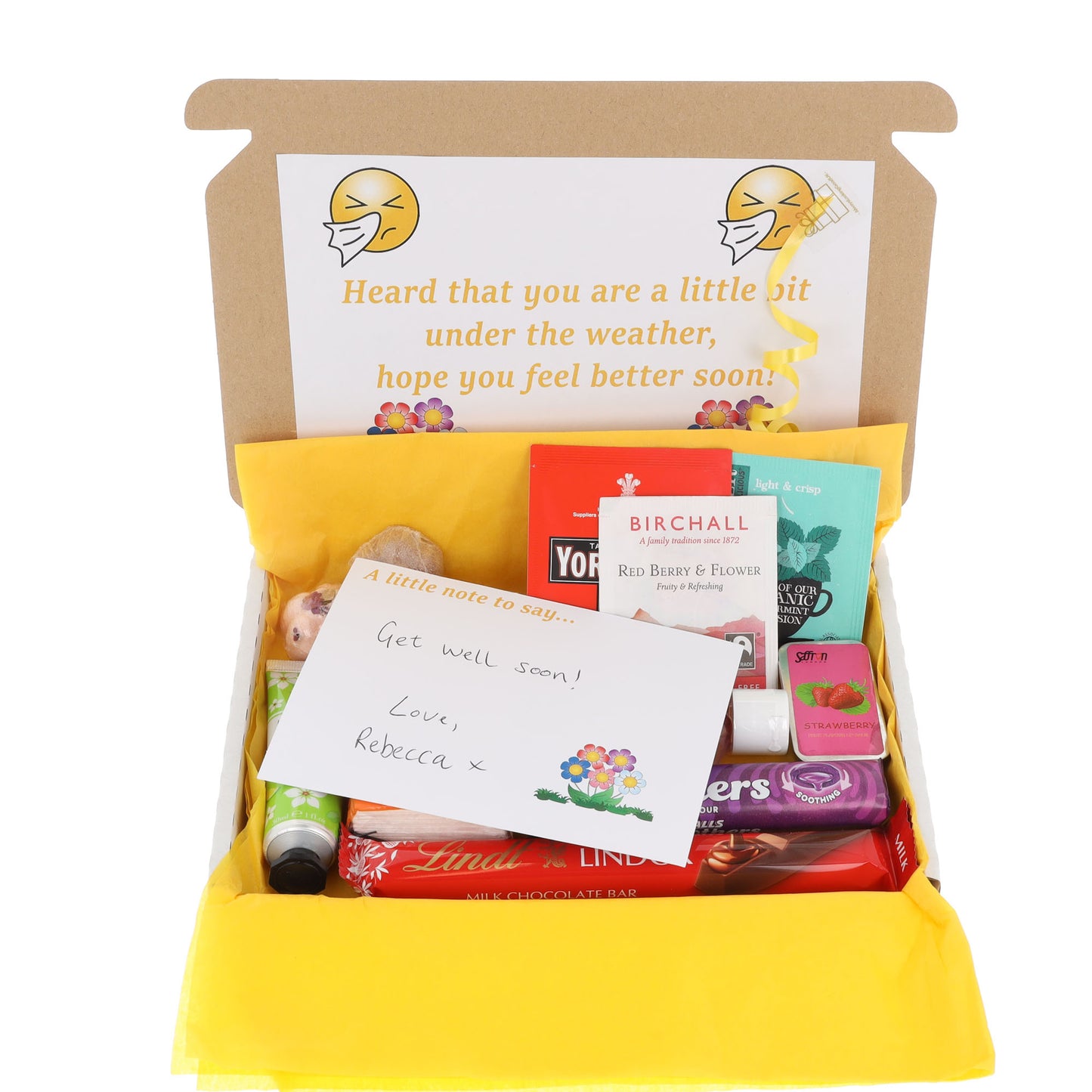 Get Well Soon Care Package Hug in a Box Letterbox Gift Set  - Always Looking Good -   