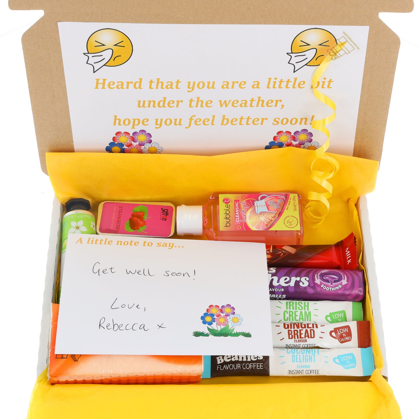 Get Well Soon Care Package Hug in a Box Letterbox Gift Set  - Always Looking Good -   