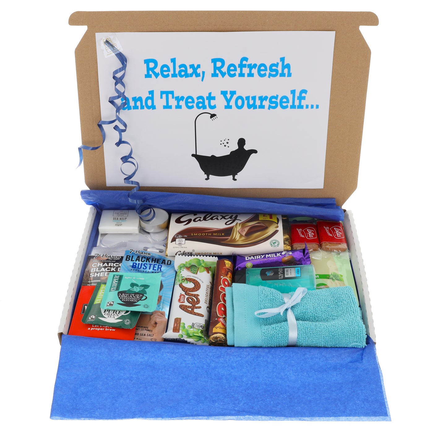 Mens Large Treat Pamper Gift Box with Hot Drink
- Always Looking Good -