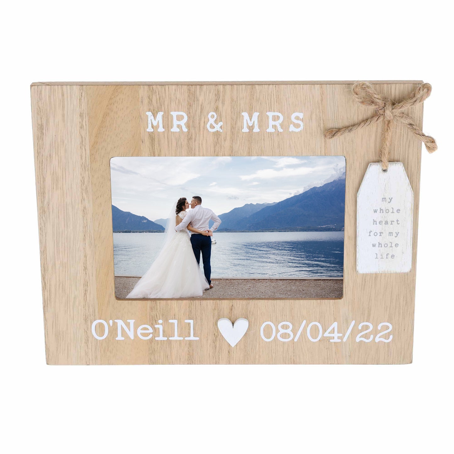 Personalised Mr & Mrs Wedding Photo Frame  - Always Looking Good -   