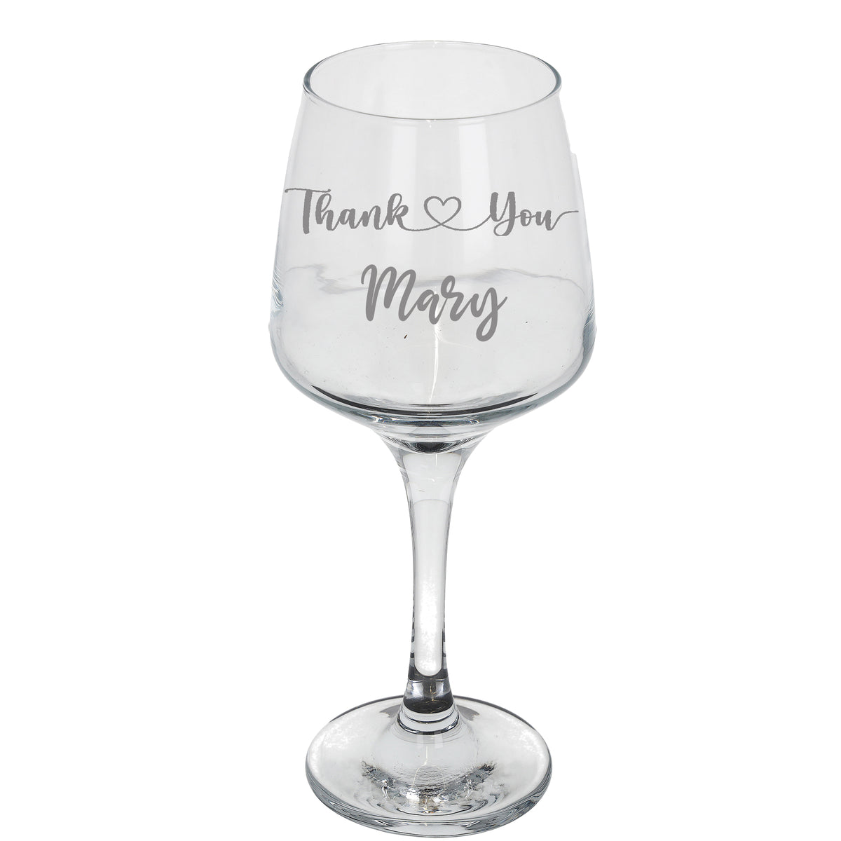 Personalised Engraved Thank You Wine Glass Gift - Always Looking Good -