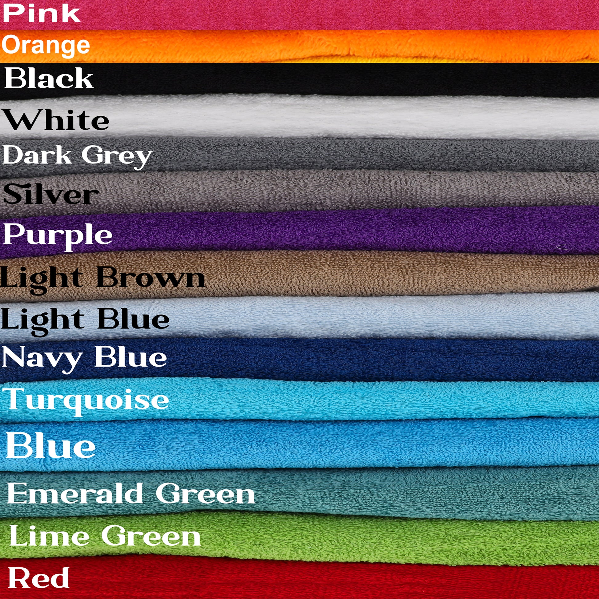 Personalised Embroidered Name Towel Bath or Hand Size  - Always Looking Good -