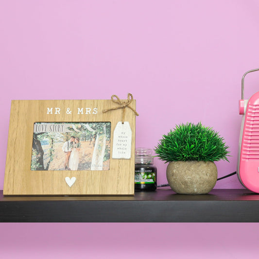 Personalised Mr & Mrs Wedding Photo Frame - Always Looking Good -