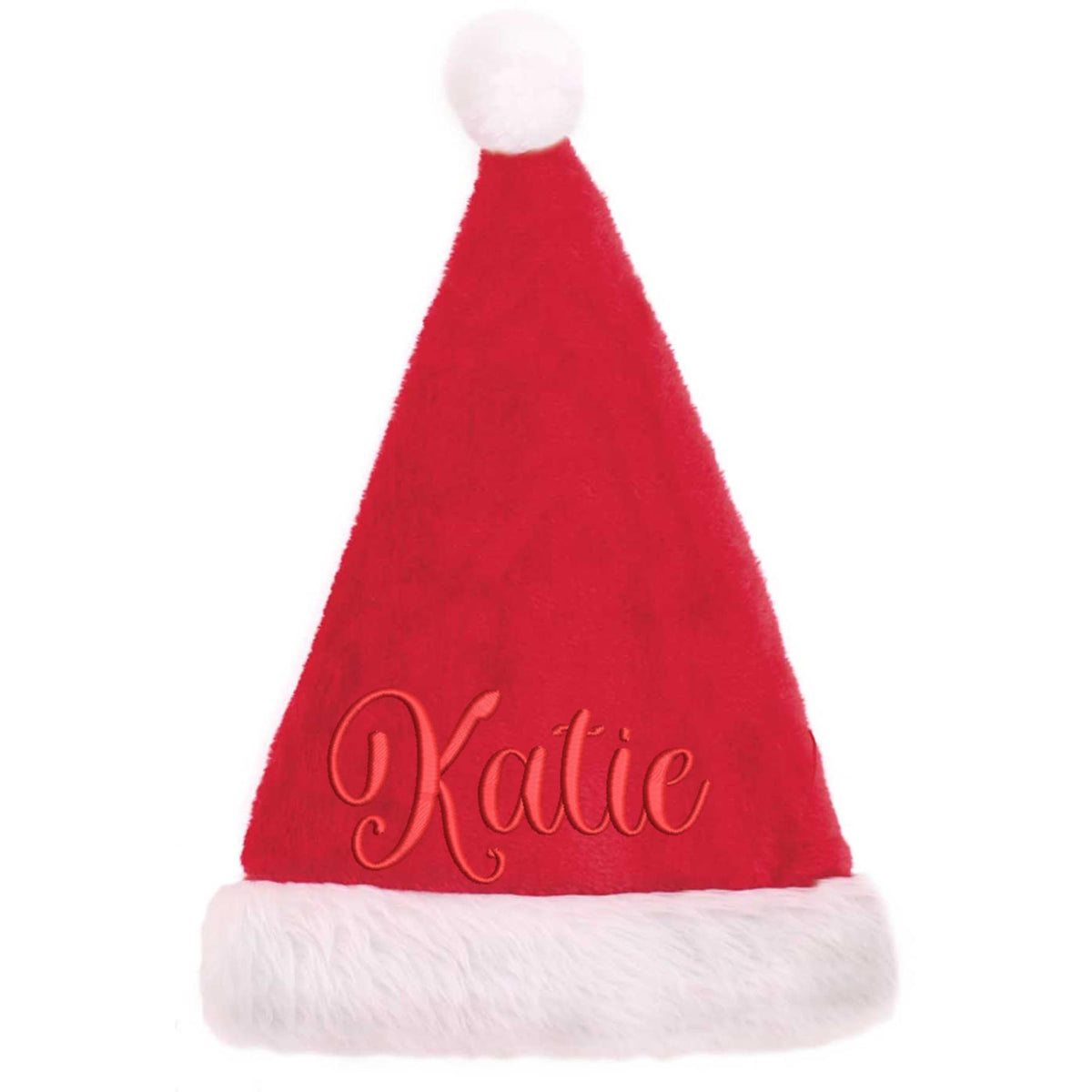 Personalised Embroidered Plush Santa Hat - Always Looking Good -