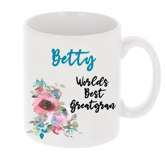 Personalised Best Great Gran Treat Filled Mug & Coaster Set - Always Looking Good - Mug only