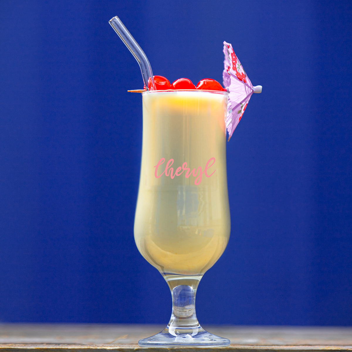 Personalised 30th Birthday Cocktail Shaker & Pina Colada Glass Gift Set - Always Looking Good -