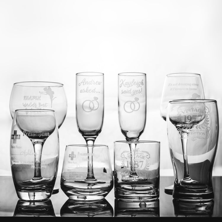 Personalised Glasses & Drink ware - Always Looking Good UK 