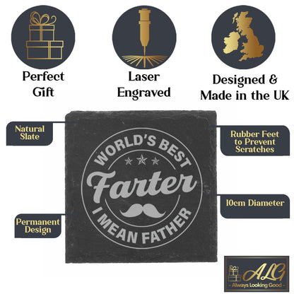 Engraved Beer Tankard Glass Stein for Dad - Funny Gifts for Dad