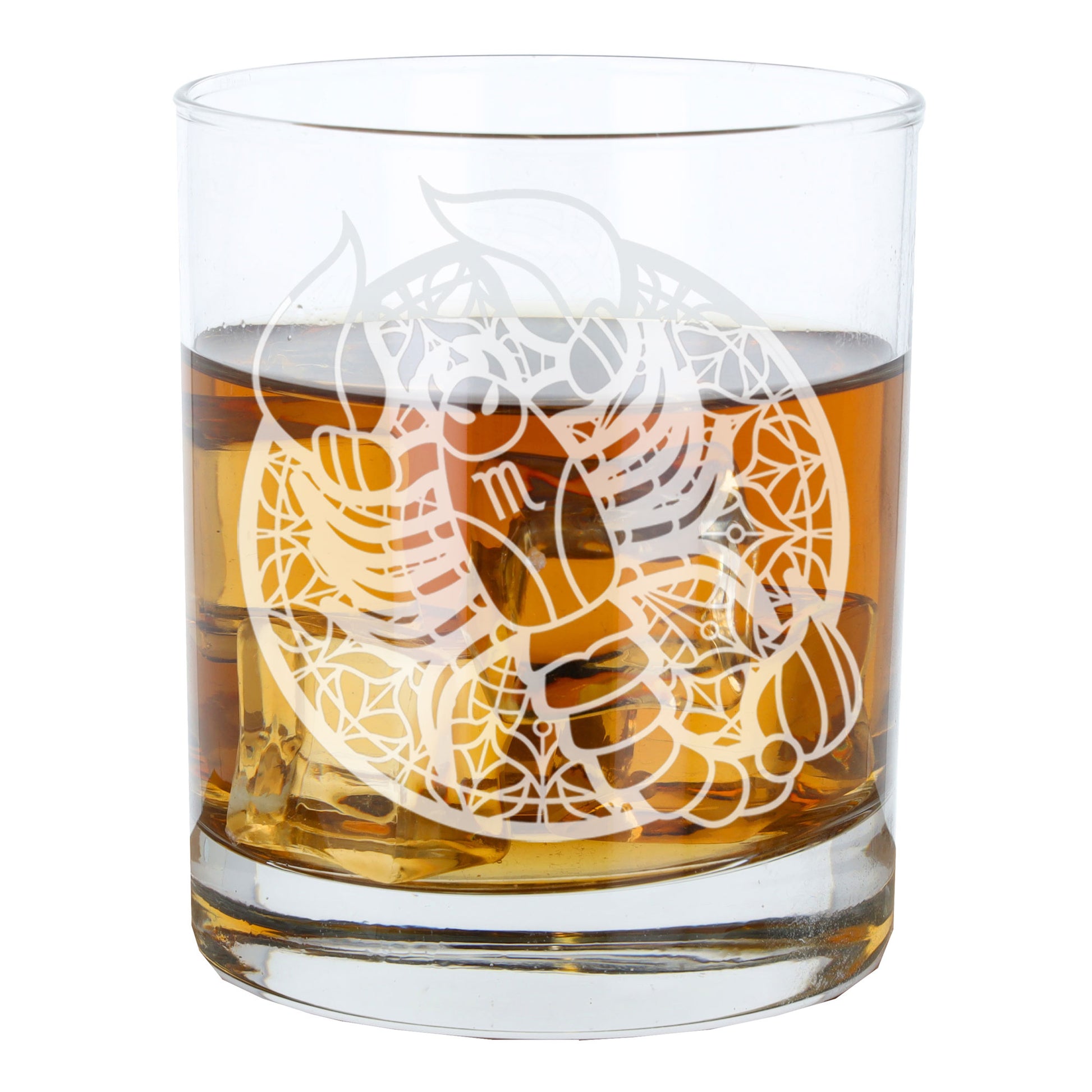 Scorpio Engraved Whisky Glass  - Always Looking Good -   