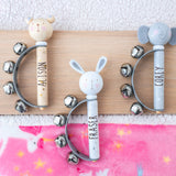 Personalised Engraved Wooden Baby Hand Bells Toy  - Always Looking Good -   