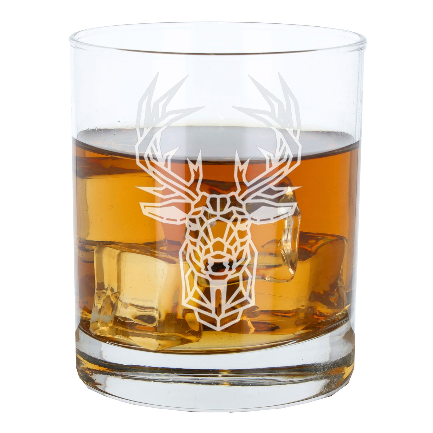 Stag Engraved Whisky Glass  - Always Looking Good -   