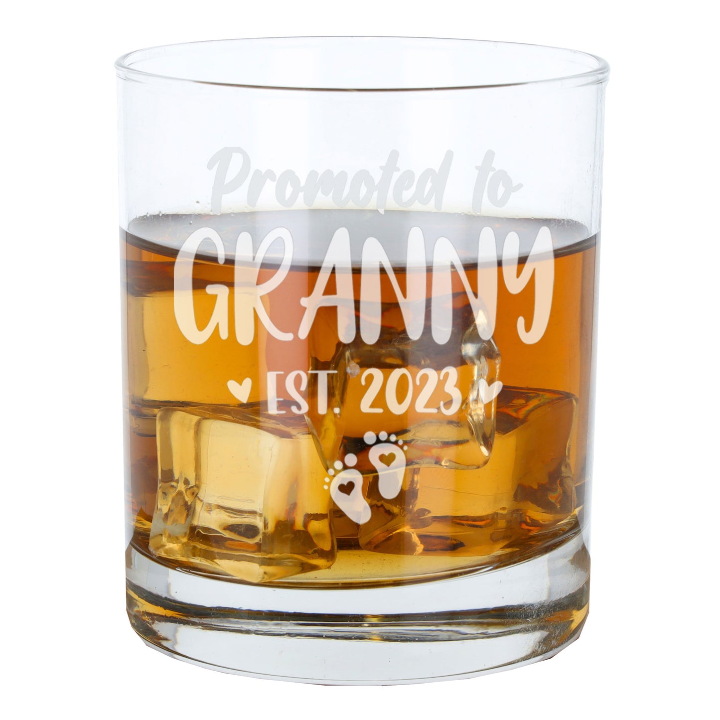 Promoted To Granny Engraved Whisky Glass  - Always Looking Good -   