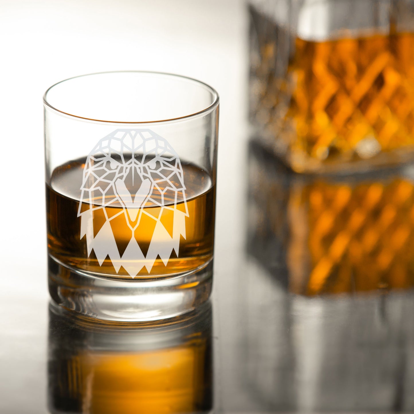 Eagle Engraved Whisky Glass  - Always Looking Good -   
