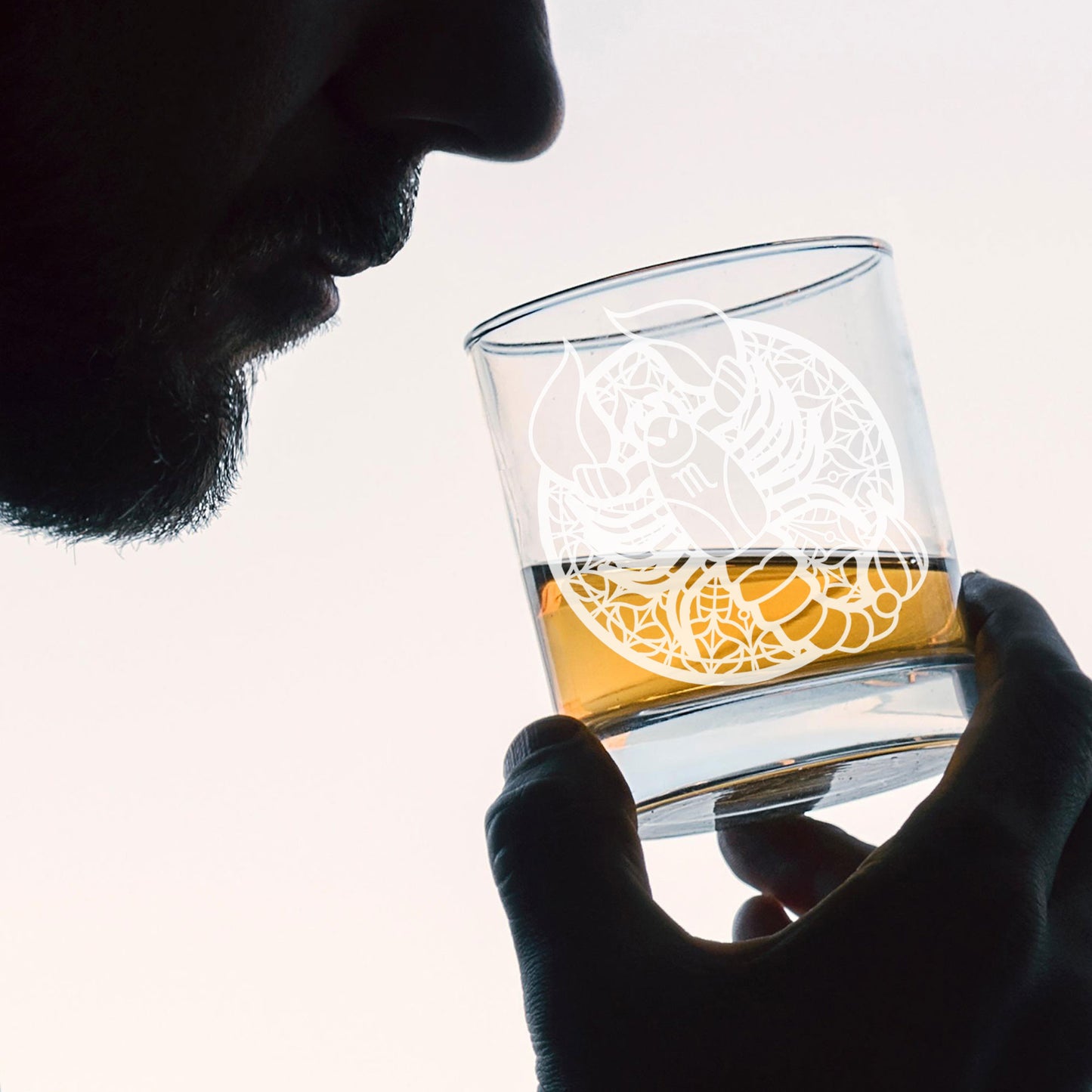 Scorpio Engraved Whisky Glass  - Always Looking Good -   