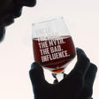 Uncle, The Man, The Myth, The Bad Influence Engraved Wine Glass and/or Coaster Gift For Uncle  - Always Looking Good -   