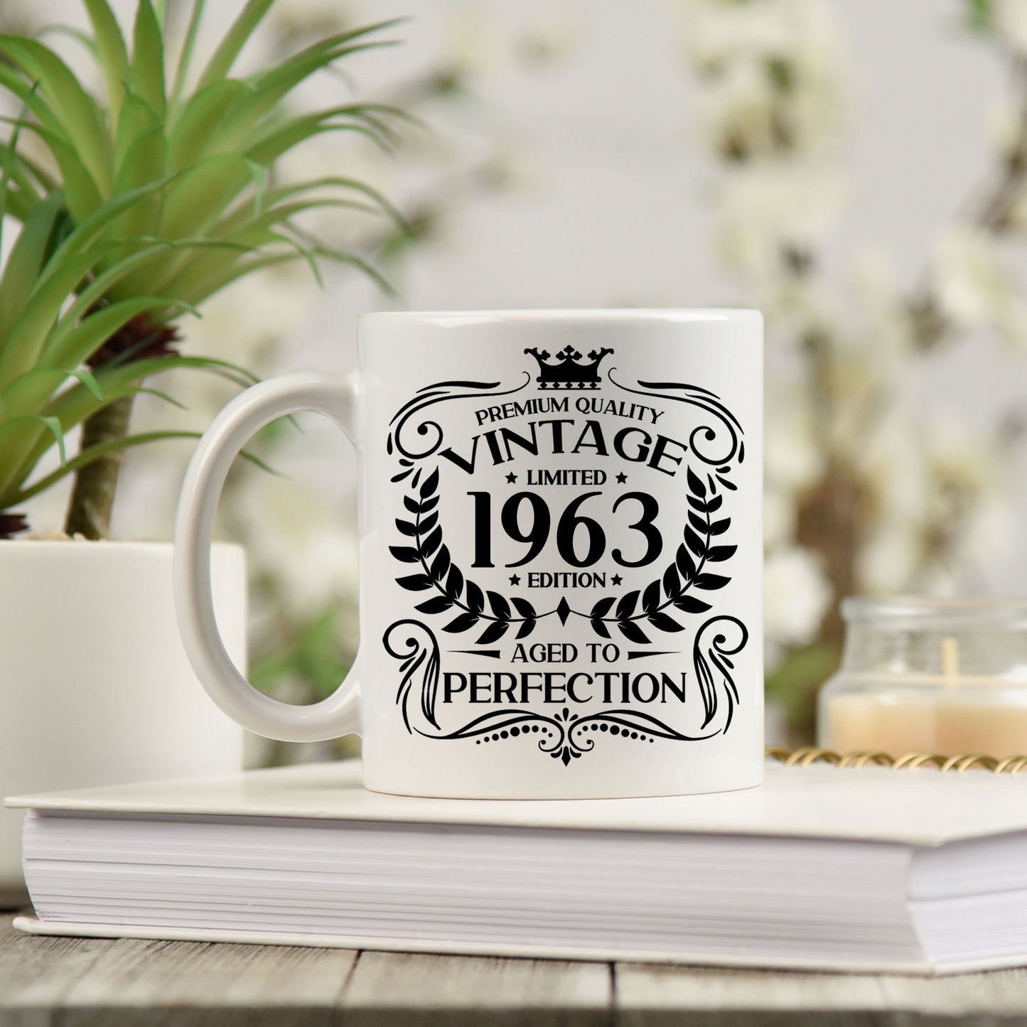 Personalised Vintage 1963 Mug and/or Coaster  - Always Looking Good -   