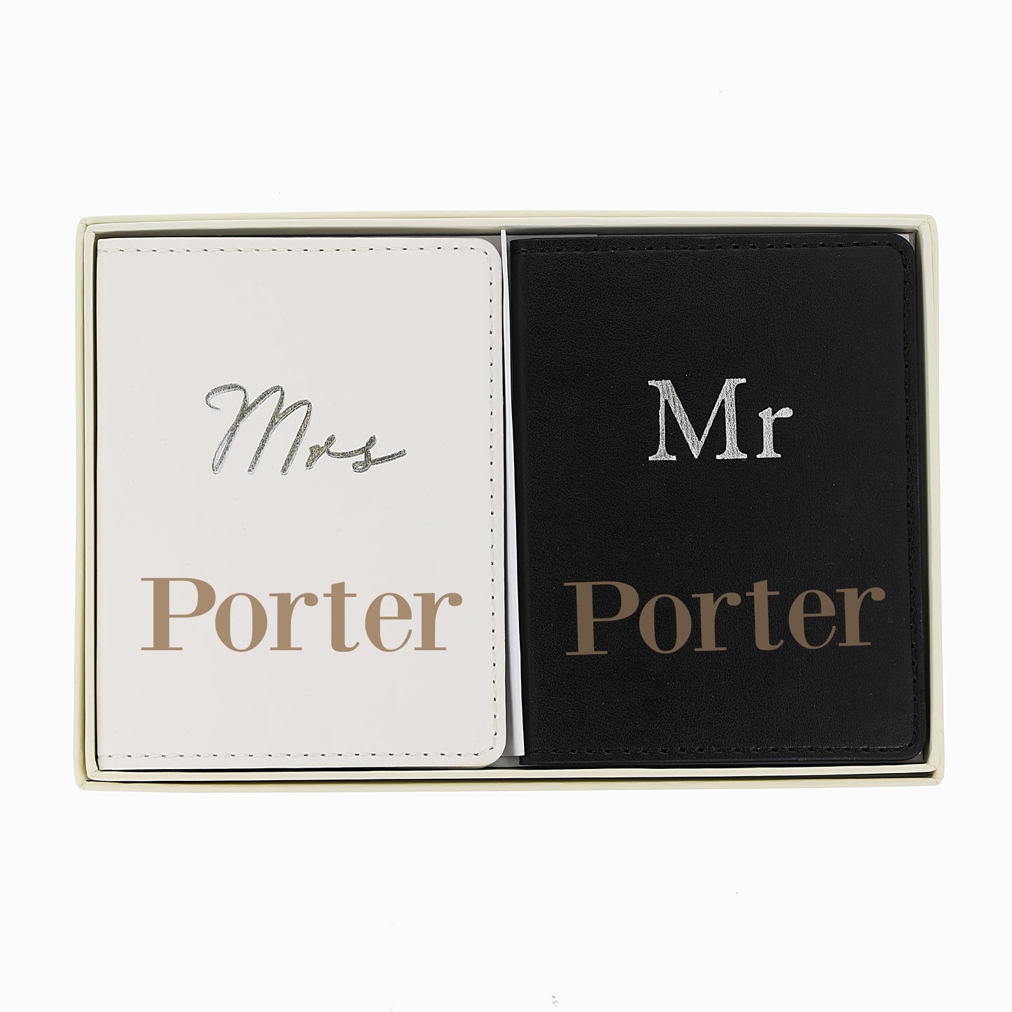 Personalised Mr and Mrs Passport Covers  - Always Looking Good -   