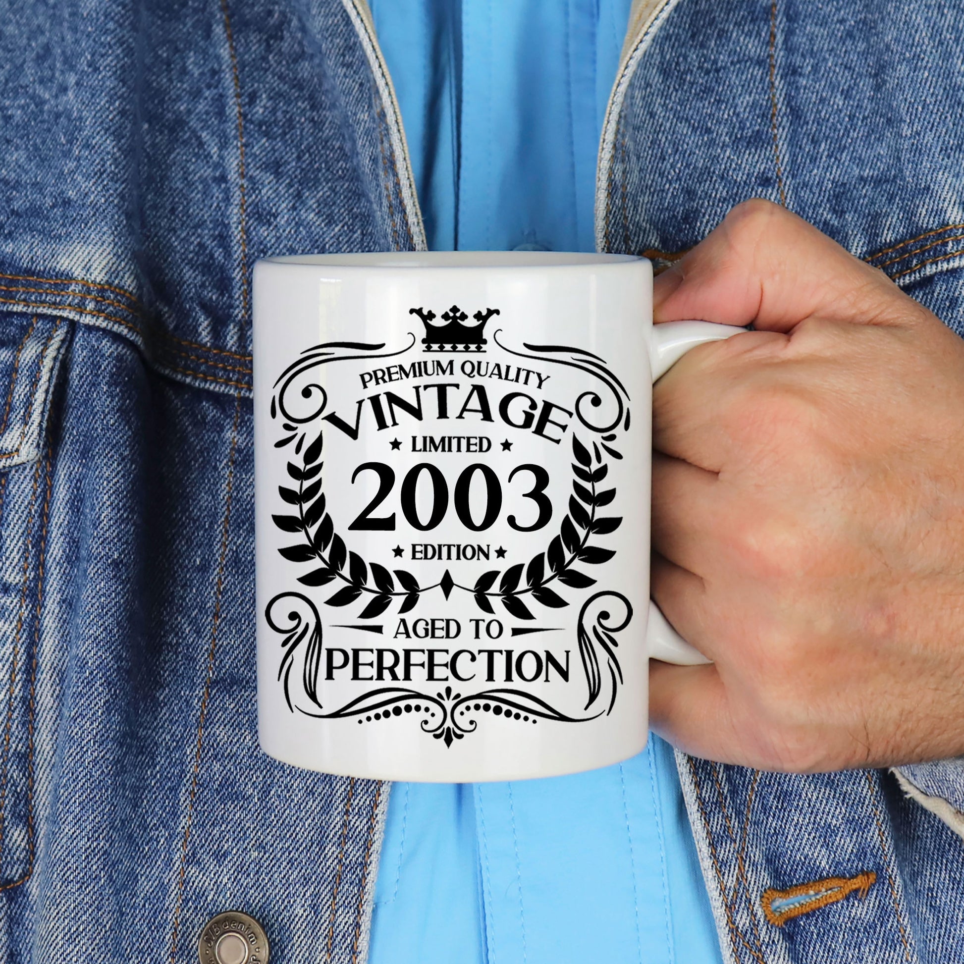 Personalised Vintage 2003 Mug and/or Coaster  - Always Looking Good -   