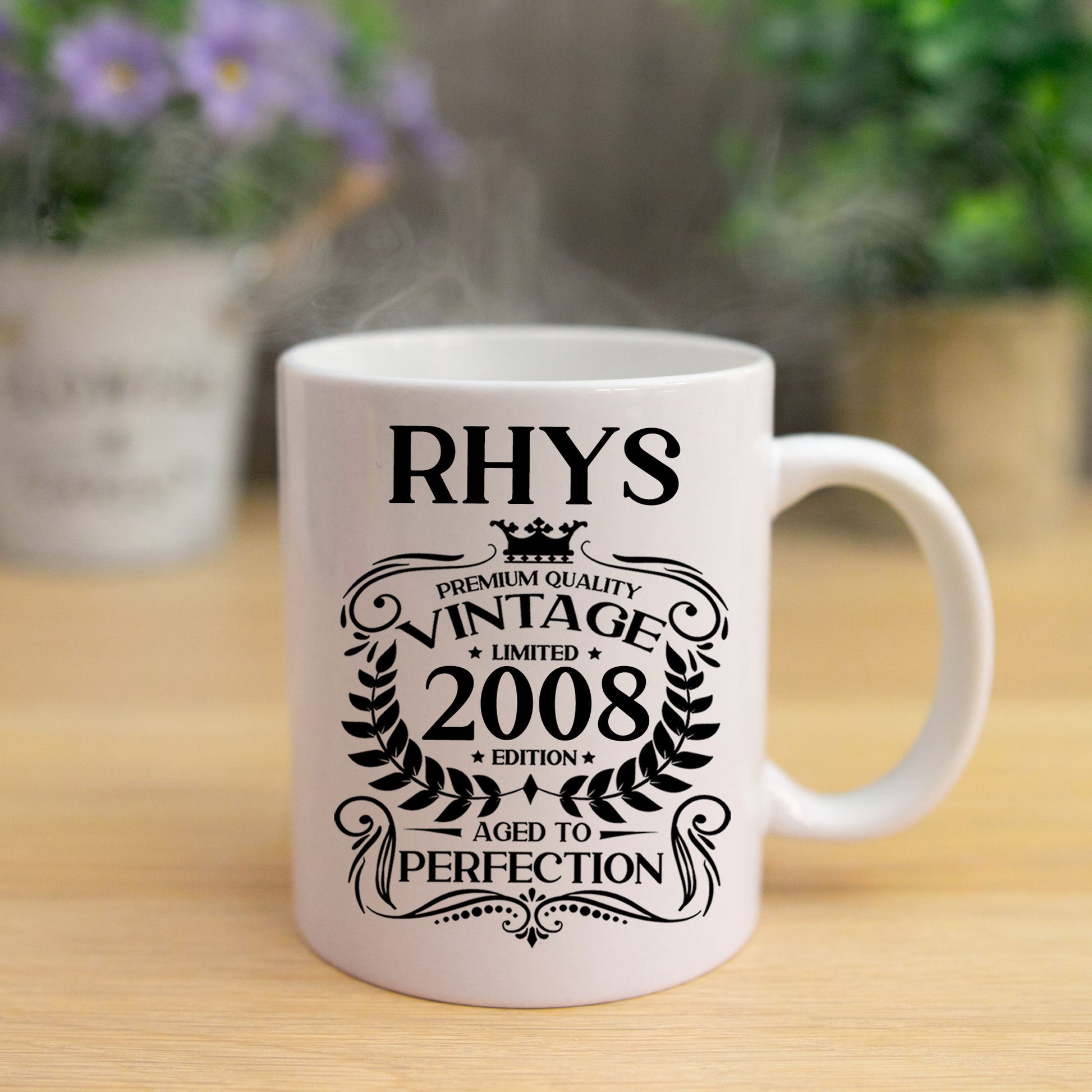 Personalised Vintage 2008 Mug and/or Coaster  - Always Looking Good -   