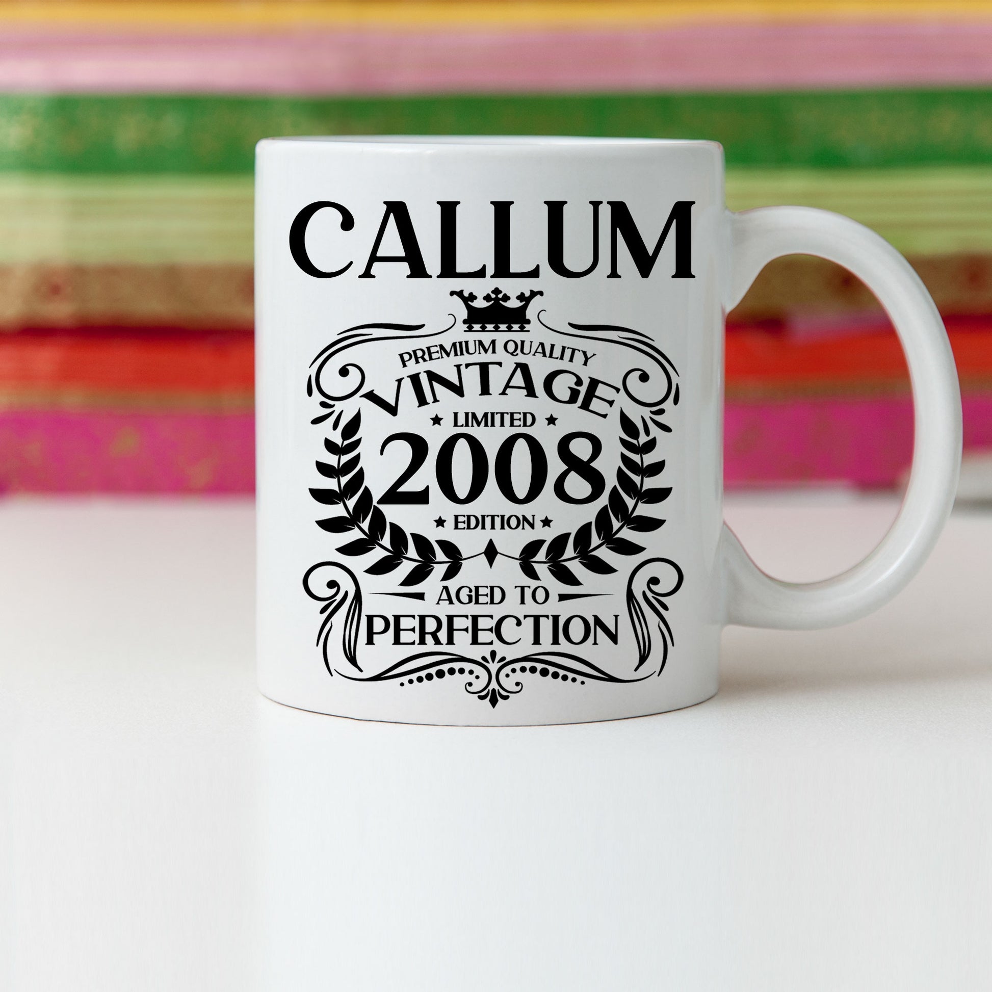 Personalised Vintage 2009 Mug and/or Coaster  - Always Looking Good - Mug On Its Own  