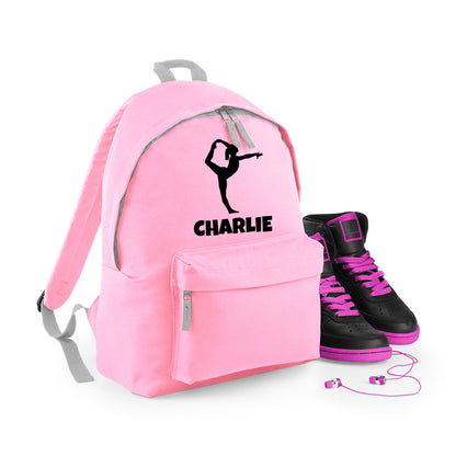 Personalised Backpack Bag with Name & Design Options Dancer Gymnastic etc