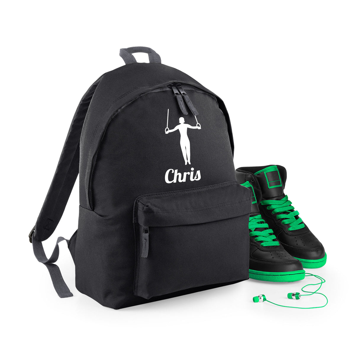 Personalised Gymnast Backpack | Kids School Bag with Name