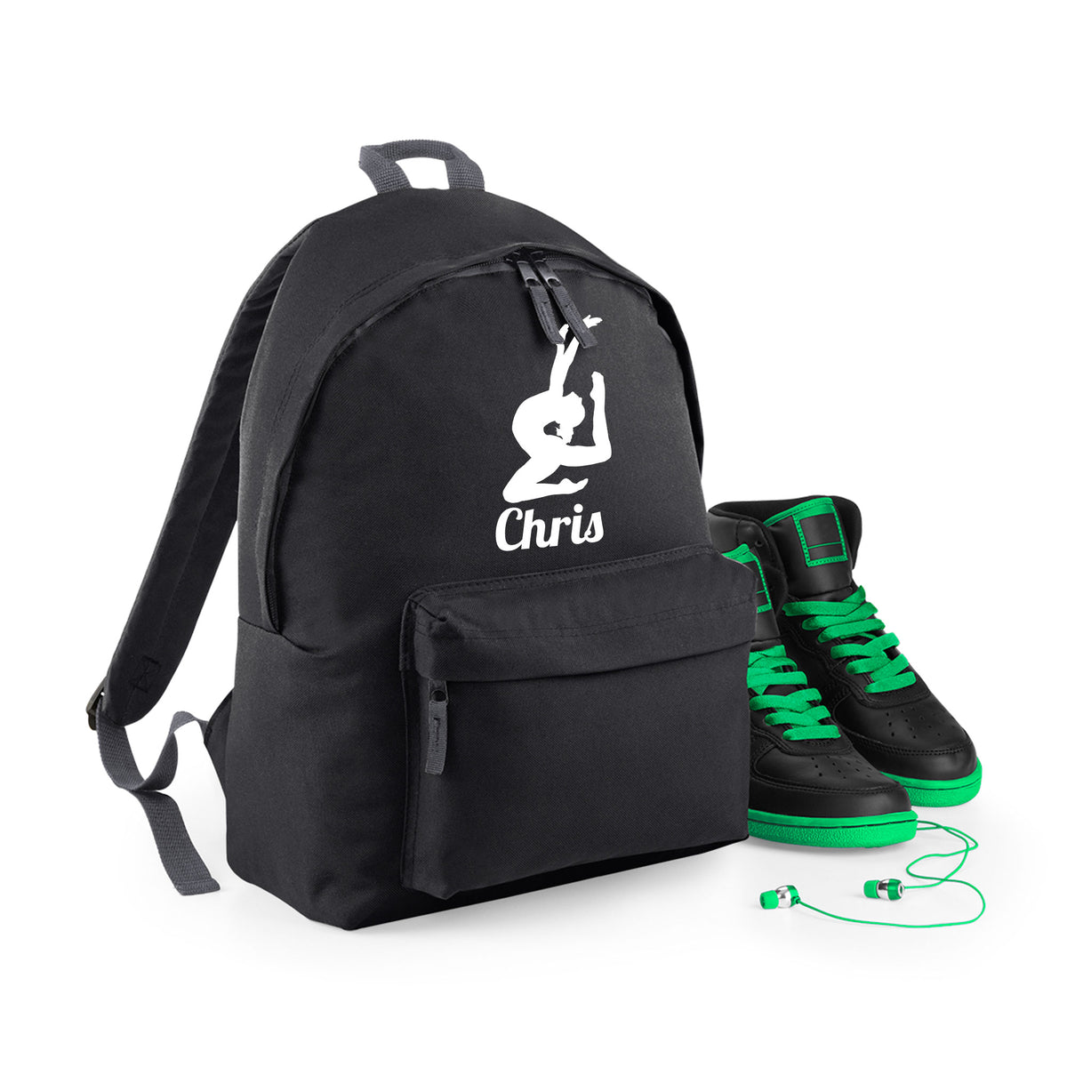 Personalised Gymnast Backpack | Kids School Bag with Name