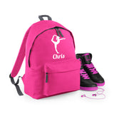 Personalised Gymnast Backpack | Kids School Bag with Name