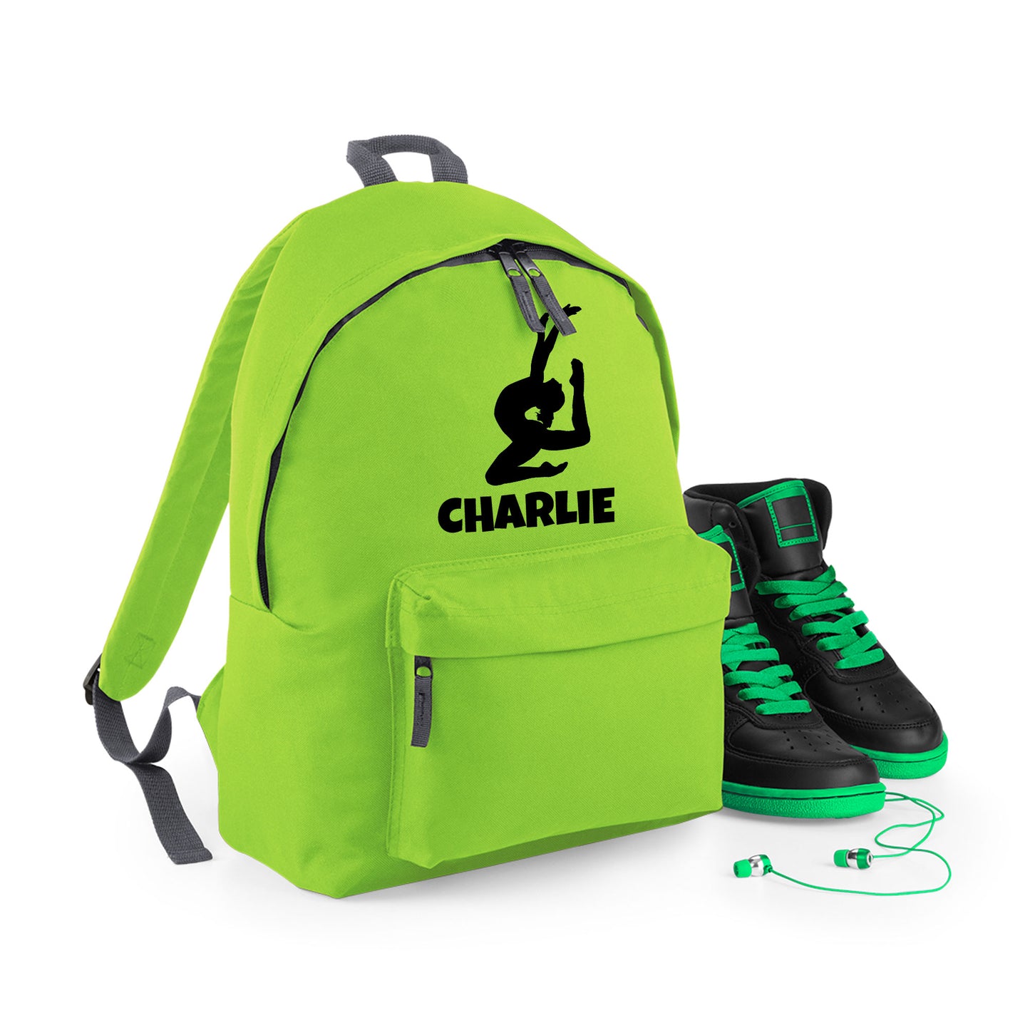 Personalised Backpack Bag with Name & Design Options Dancer Gymnastic etc