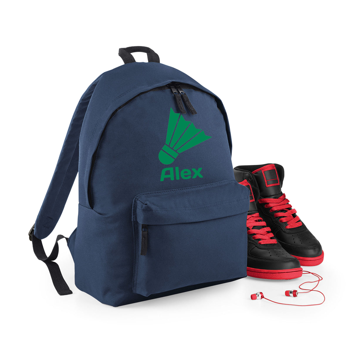 Personalised Badminton Backpack | Kids School Bag with Name