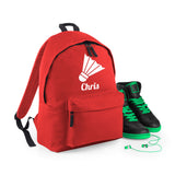Personalised Badminton Backpack | Kids School Bag with Name